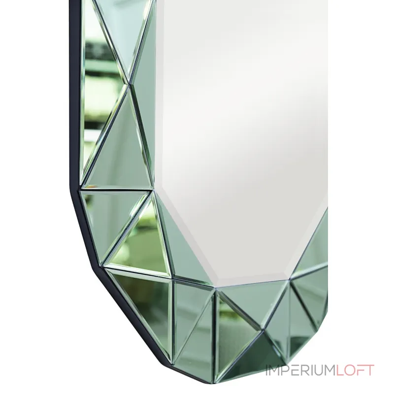 Зеркало в зеленой зеркальной раме KFG079 от ImperiumLoft
