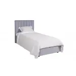Кровать Andrea односпальная велюровая серо-голубая GD-ANDREA90-1 от ImperiumLoft
