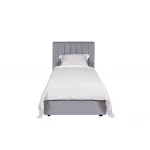 Кровать Andrea односпальная велюровая серо-голубая GD-ANDREA90-1 от ImperiumLoft