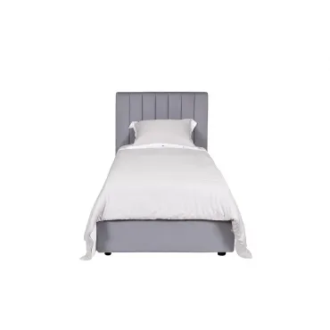 Кровать Andrea односпальная велюровая серо-голубая GD-ANDREA90-1 Кровать Andrea односпальная велюровая серо-голубая GD-ANDREA90-1