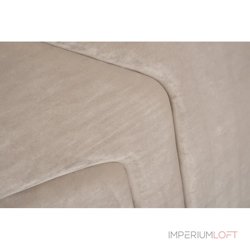 Кровать Lancy велюровая серая от ImperiumLoft