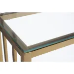 Консоль прозрачное стекло/золото от ImperiumLoft