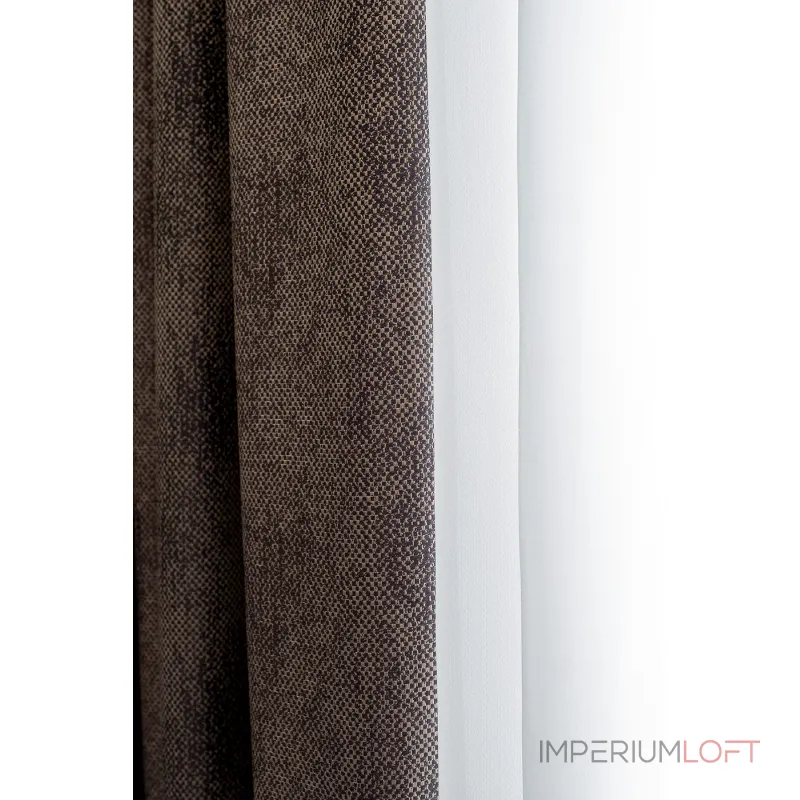 Портьера FIJI 275х260см коричневая от ImperiumLoft Портьера FIJI 275х260см коричневая от ImperiumLoft
