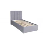 Кровать Andrea односпальная велюровая серо-голубая GD-ANDREA90-1 от ImperiumLoft