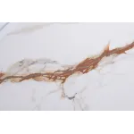 Стол журнальный овальный искусственный камень белый от ImperiumLoft