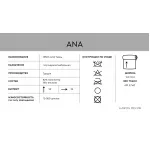 Ткань мебельная ANA серая от ImperiumLoft