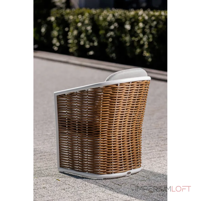 Кресло 'Мэвис' уличное белое от ImperiumLoft