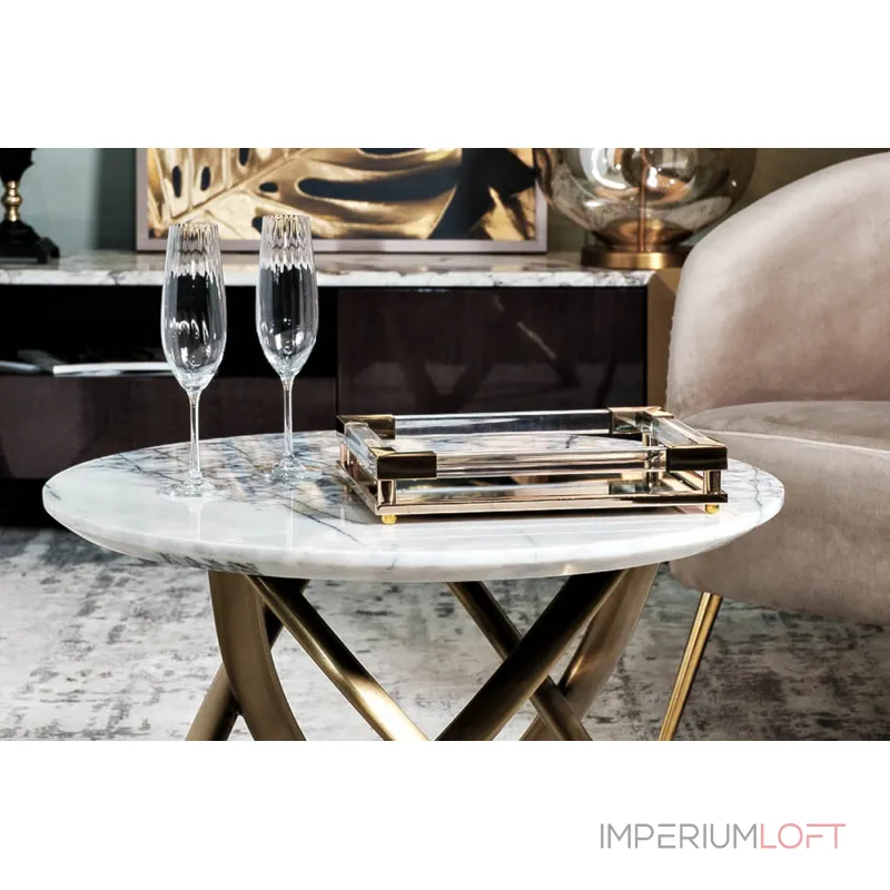 Поднос прямоугольный зеркальный/золото от ImperiumLoft Поднос прямоугольный зеркальный/золото от ImperiumLoft