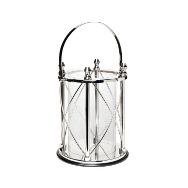 95IM-4590M Подсвечник нерж. сталь/стекло 31*26*36см