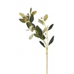 9F28558-GR Веточка эвкалипта с цветами листья зеленые 72см(24) от ImperiumLoft