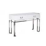 Консоль с ящиками белая/хром от ImperiumLoft