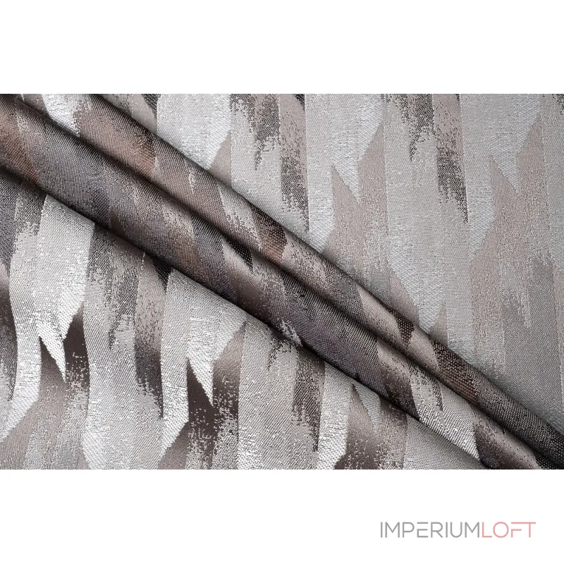 Ткань портьерная CASCADA с коричневым от ImperiumLoft