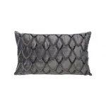 70SW-20525 Подушка с бисером Чешуйки синяя 30*50см от ImperiumLoft