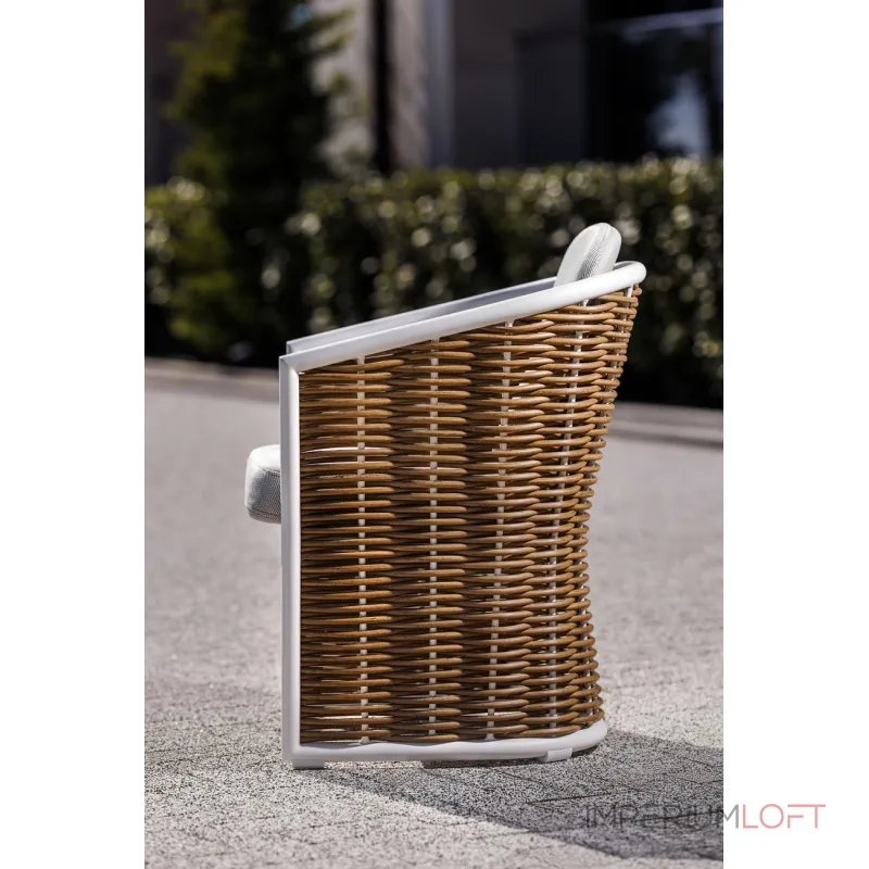 Кресло 'Мэвис' уличное белое от ImperiumLoft