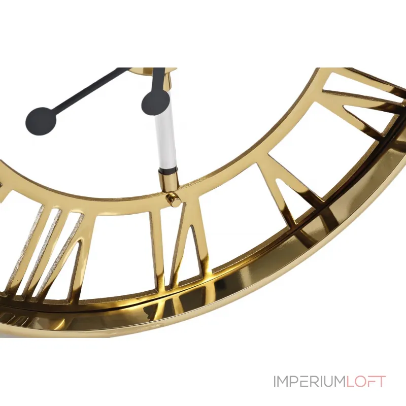 79MAL-5728-68G Часы настенные цвет золото d50см от ImperiumLoft