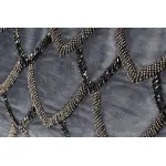 70SW-20525 Подушка с бисером Чешуйки синяя 30*50см от ImperiumLoft