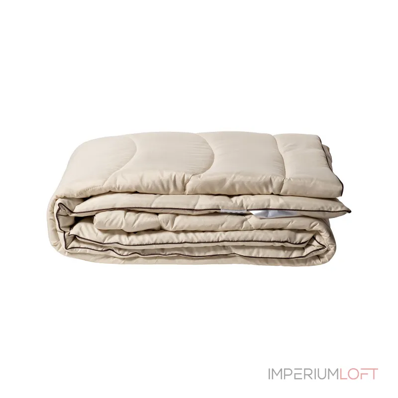 104BP-OSHP15- BEG Одеяло Персей 140*205 верблюжья шерсть от ImperiumLoft