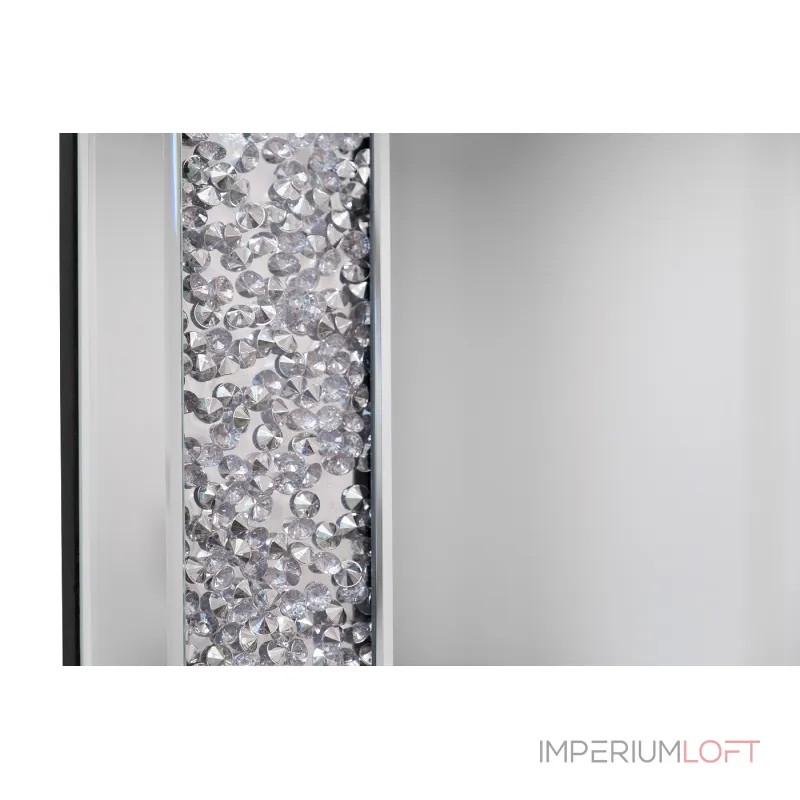 Часы настольные стеклянные серебряные C80721 от ImperiumLoft