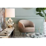 Лампа настольная с кремовым абажуром от ImperiumLoft