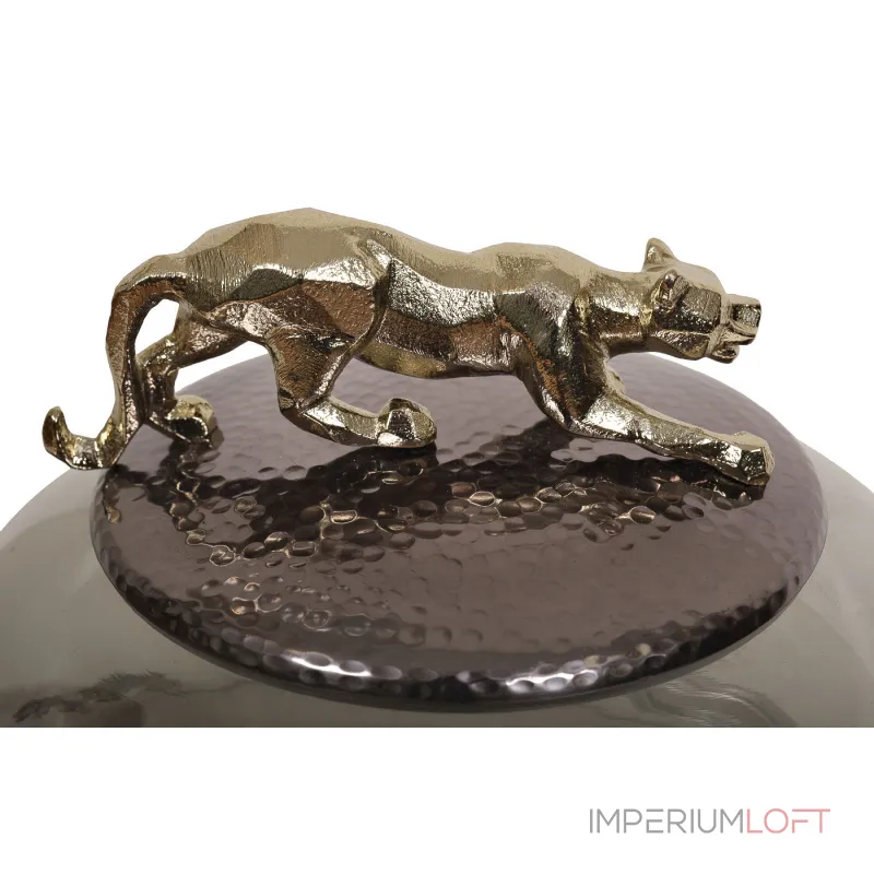 Декоративная ваза с крышкой GardaDecor Ягуар 69-120164 Декоративная ваза с крышкой GardaDecor Ягуар 69-120164