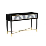 KFG122 Консоль 2 ящика зеркало двухцветное 120*42*75см от ImperiumLoft