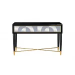 KFG122 Консоль 2 ящика зеркало двухцветное 120*42*75см от ImperiumLoft