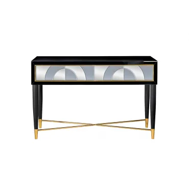 KFG122 Консоль 2 ящика зеркало двухцветное 120*42*75см