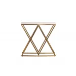 Консоль искусственный белый мрамор/мат.золото 47ED-CST026/80GOLD от ImperiumLoft
