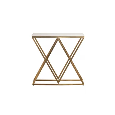 Консоль искусственный белый мрамор/мат.золото 47ED-CST026/80GOLD Консоль искусственный белый мрамор/мат.золото 47ED-CST026/80GOLD