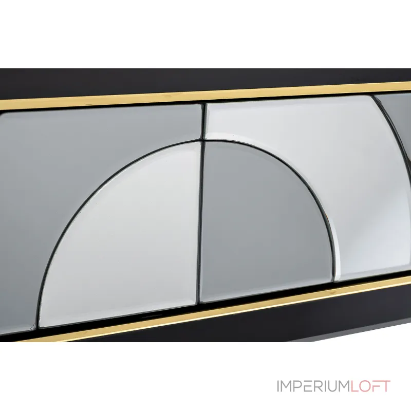 KFG122 Консоль 2 ящика зеркало двухцветное 120*42*75см от ImperiumLoft