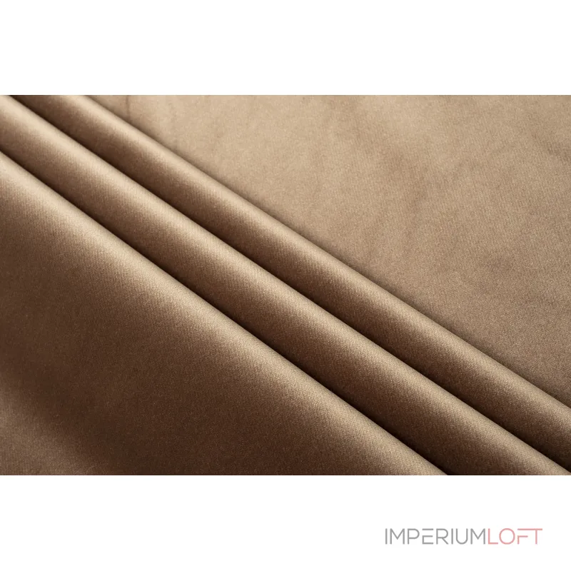 Ткань портьерная/мебельная VELVET коричневая от ImperiumLoft