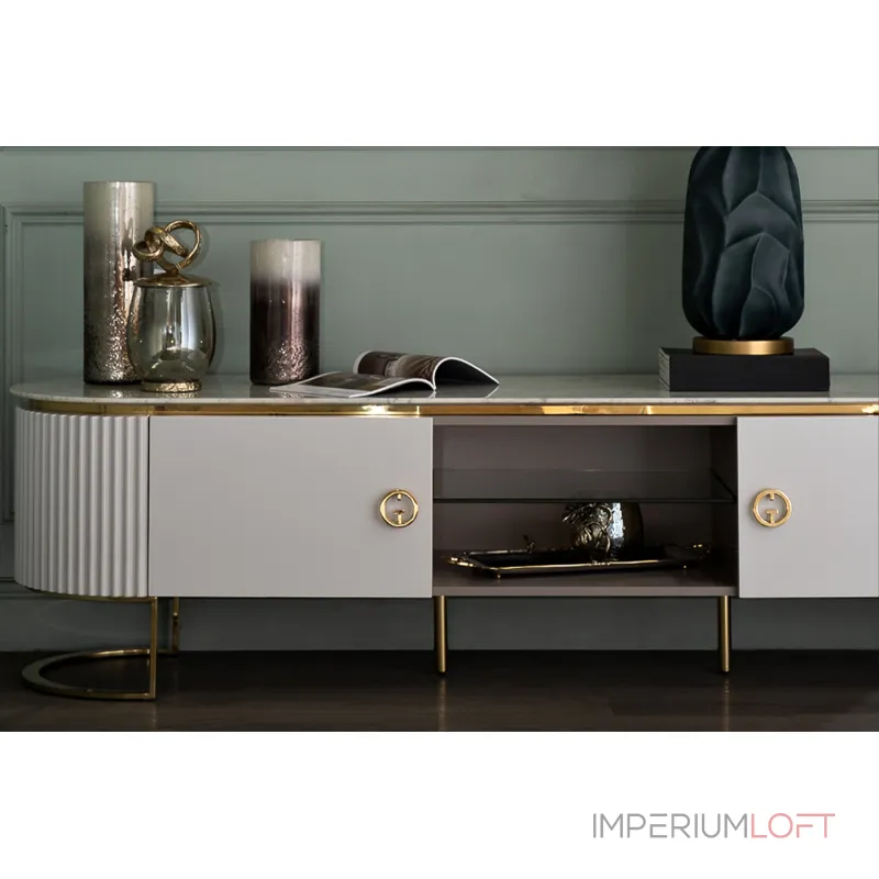 Тумба под телевизор Лучано GardaDecor Luciano 77IP-GD010-TV от ImperiumLoft Тумба под телевизор Лучано GardaDecor Luciano 77IP-GD010-TV от ImperiumLoft