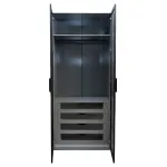 Шкаф двухдверный Garda Decor Alto GD-10012-6(риф) от ImperiumLoft