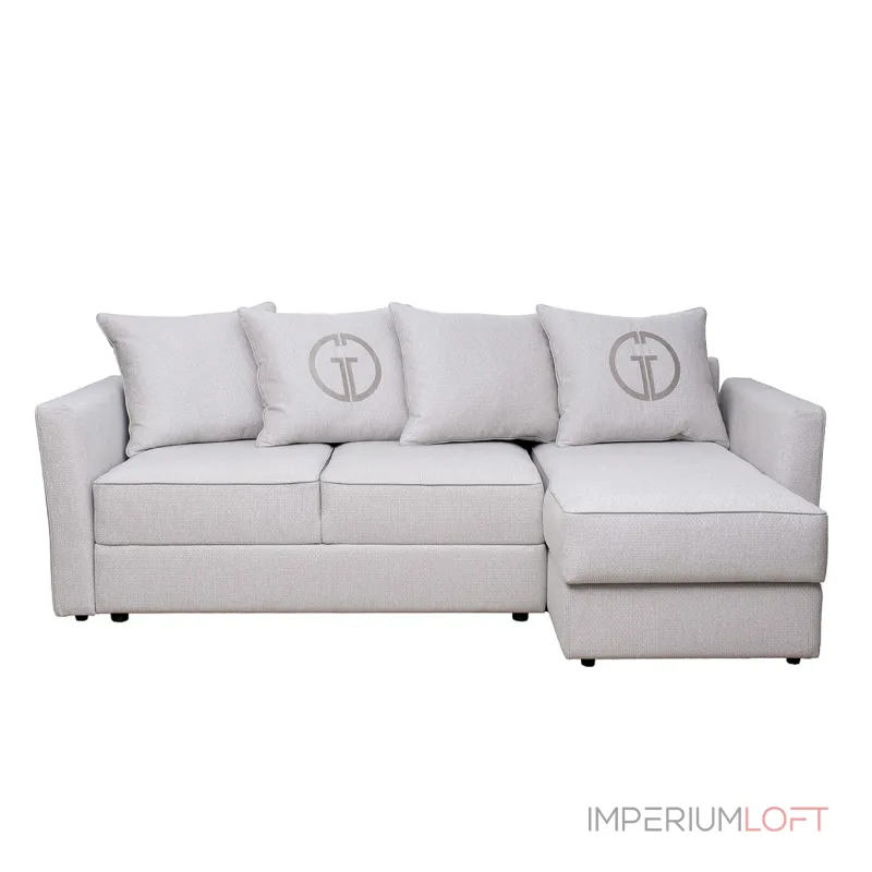 Диван Garda Decor Sorrento SORRENTO-230-Koza3803-SVSER+Nev83 от ImperiumLoft