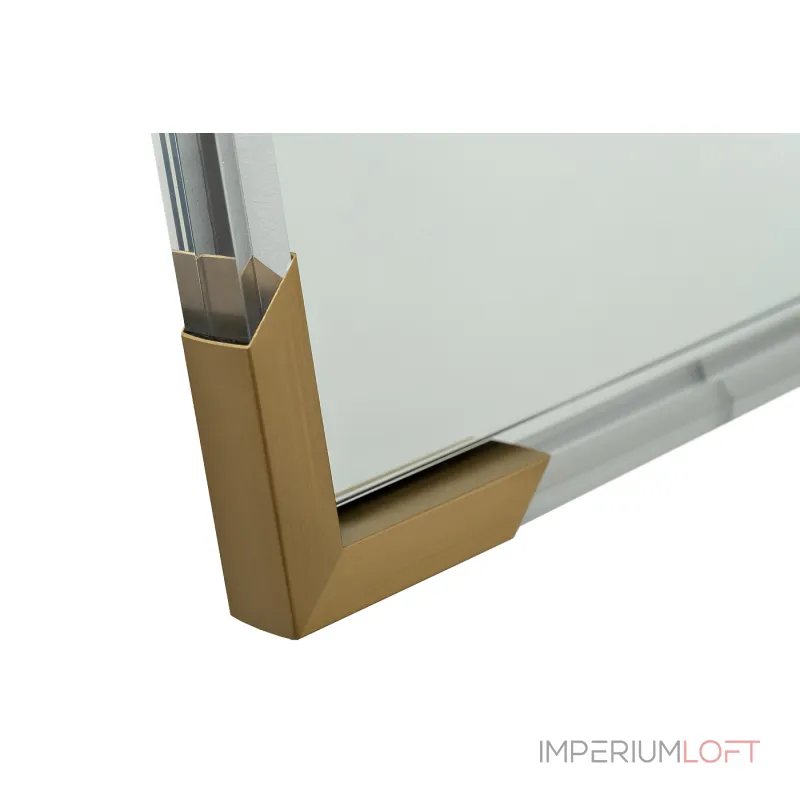 Зеркало прямоугольное с золотыми вставками Garda Decor 19-OA-9144 от ImperiumLoft