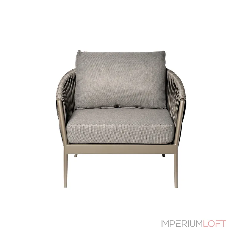 Кресло Garda Decor Муза 39AR-KRES-3691 SER от ImperiumLoft Кресло Garda Decor Муза 39AR-KRES-3691 SER от ImperiumLoft