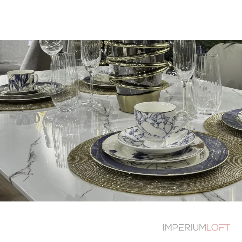 Чайная пара арт магнолия Garda Decor Гарда 26FC-14850 от ImperiumLoft