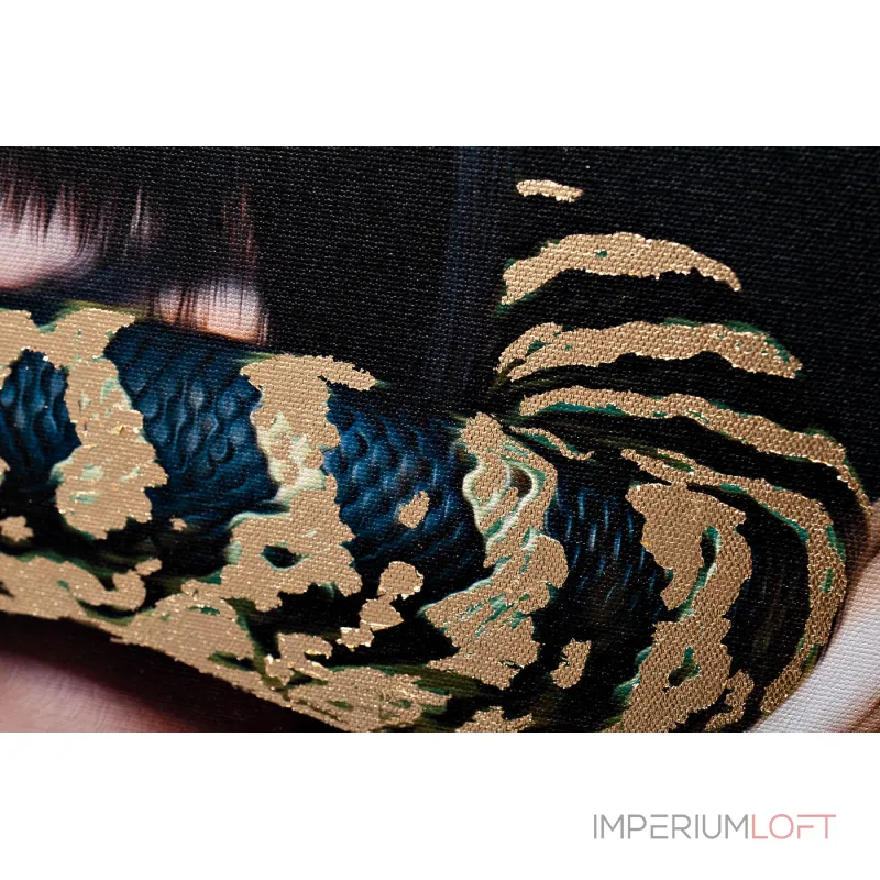 Холст "девушка со змеей" Garda Decor 89VOR-GIRL/SNAKE-1 от ImperiumLoft