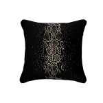 Подушка со стразами "питон" черный Garda Decor 70SW-38076 от ImperiumLoft