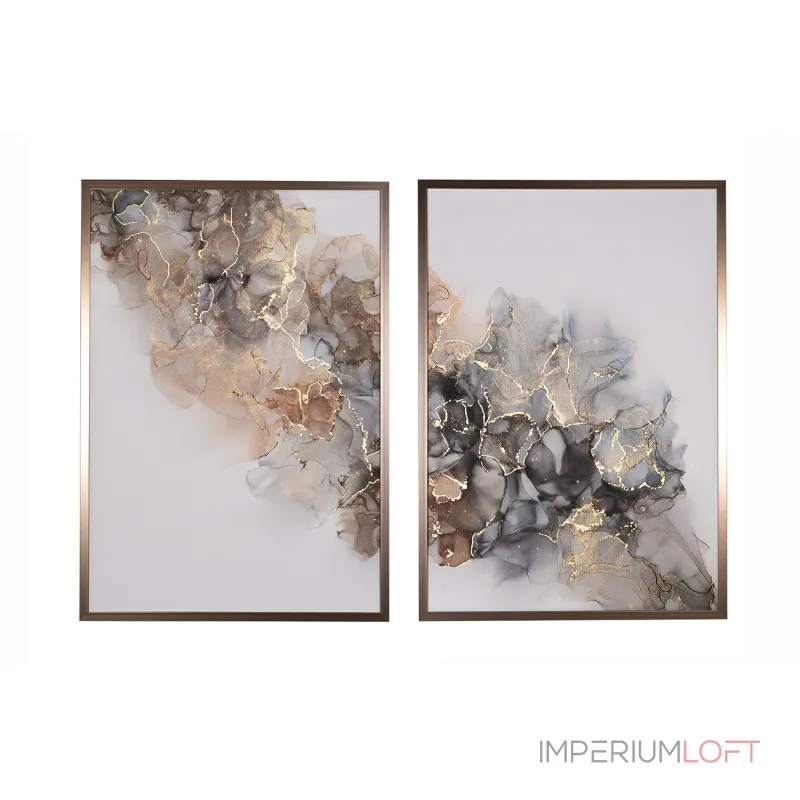 Постеры "мрамор Garda Decor 89VOR-MARBLE7/2 от ImperiumLoft