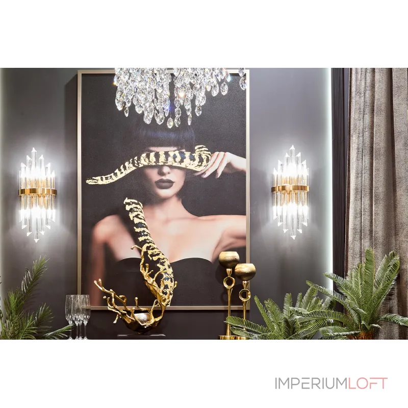 Холст "девушка со змеей" Garda Decor 89VOR-GIRL/SNAKE-1 от ImperiumLoft