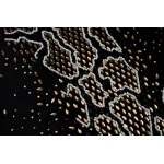 Подушка со стразами "питон" черный Garda Decor 70SW-38076 от ImperiumLoft