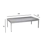 Стол журнальный Garda Decor ART-4514CF-STOL/ZH от ImperiumLoft