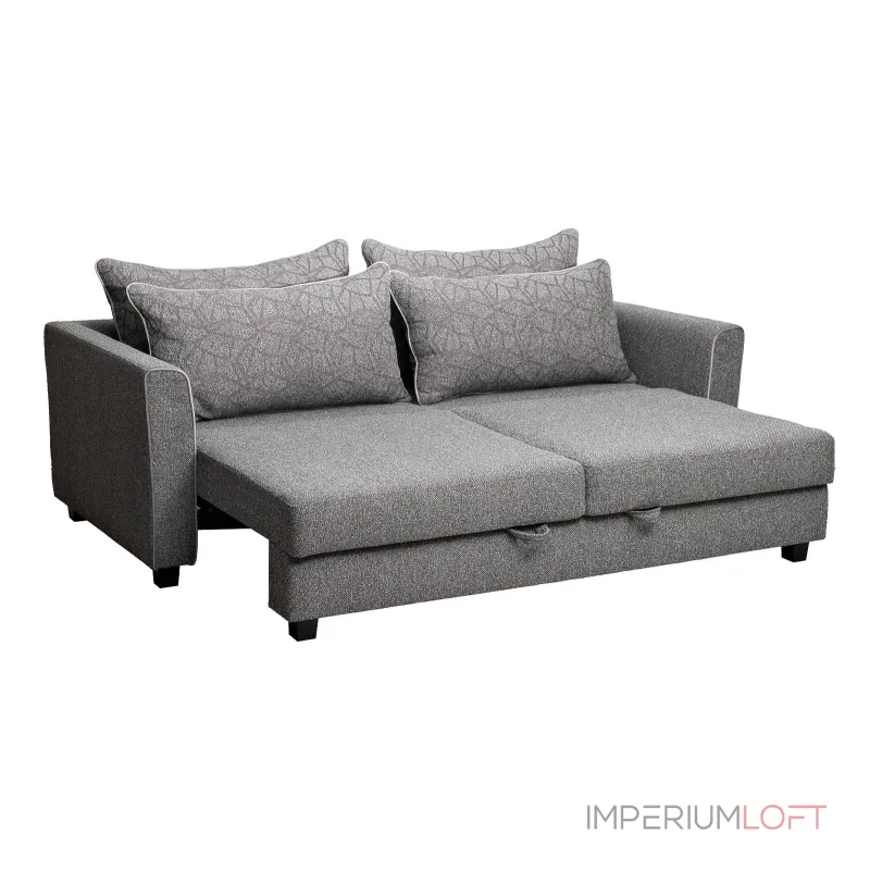 Диван Garda Decor MARCO 2K-СЕРЫЙ-Flona SER+Buta SER+Colton032-SER от ImperiumLoft