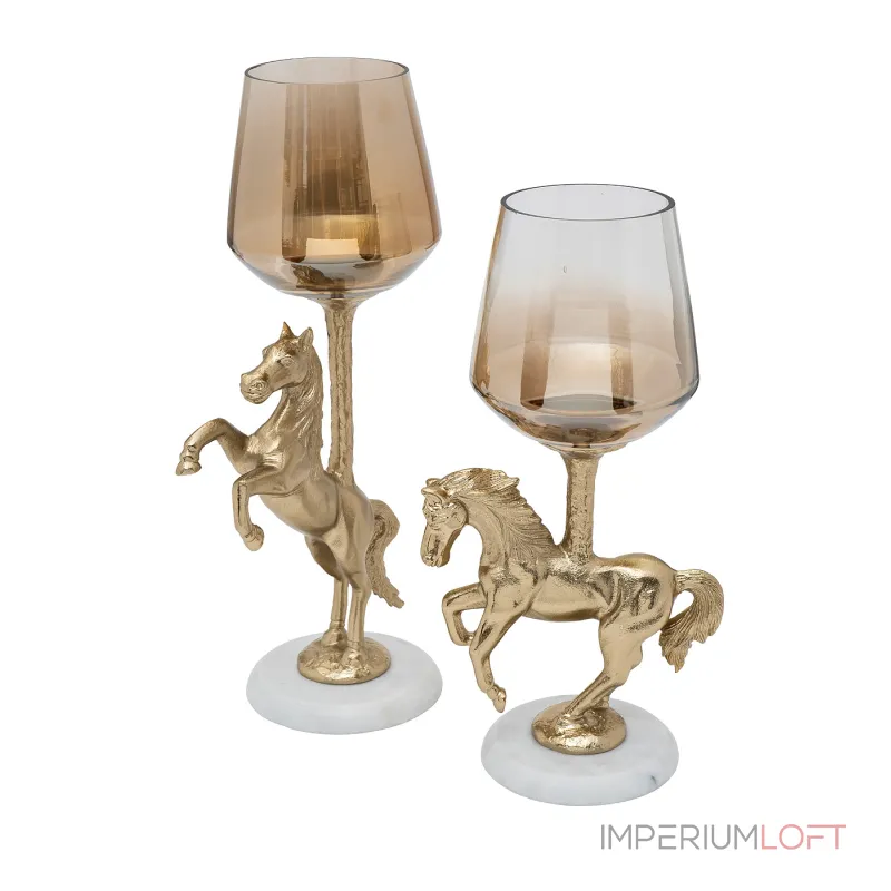 Подсвечник Garda Decor Horses 69-21004 от ImperiumLoft