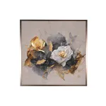 Холст "золотая роза" Garda Decor 89VOR-GOLDEN ROSE от ImperiumLoft