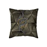 Подушка с бисером, стеклярусом и вышивкой "антик" Garda Decor 70SW-38057 от ImperiumLoft