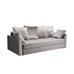 Трехместный раскладной диван Морес GardaDecor 179VD-MORES(K)-Velv SBEG+Velv ECRU+Umbr SBEG от ImperiumLoft