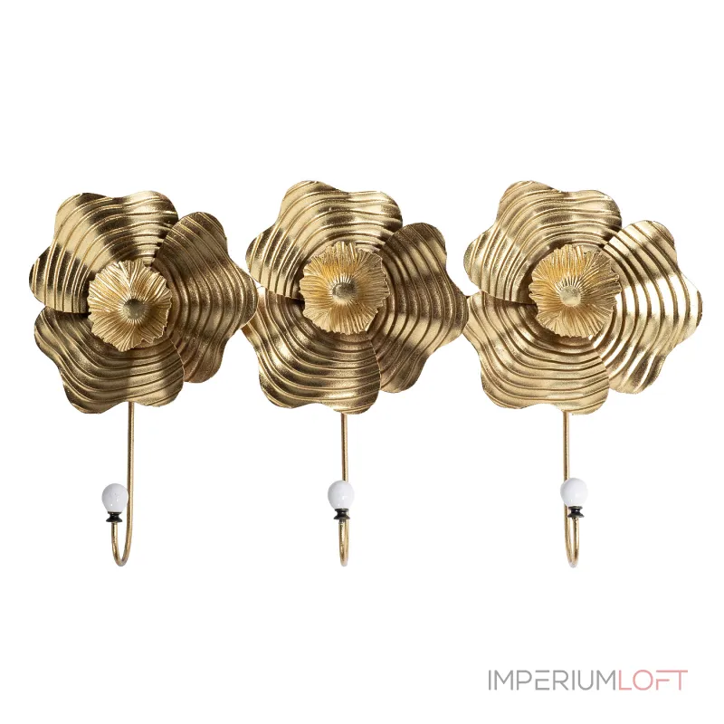 Крючки настенные "цветы" Garda Decor 37SM-06770 от ImperiumLoft Крючки настенные "цветы" Garda Decor 37SM-06770 от ImperiumLoft