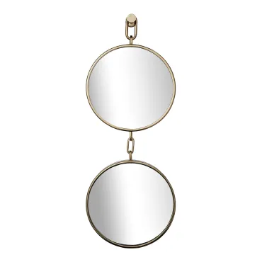Зеркало на подвесе двойное Garda Decor 79MAL-9231-86G